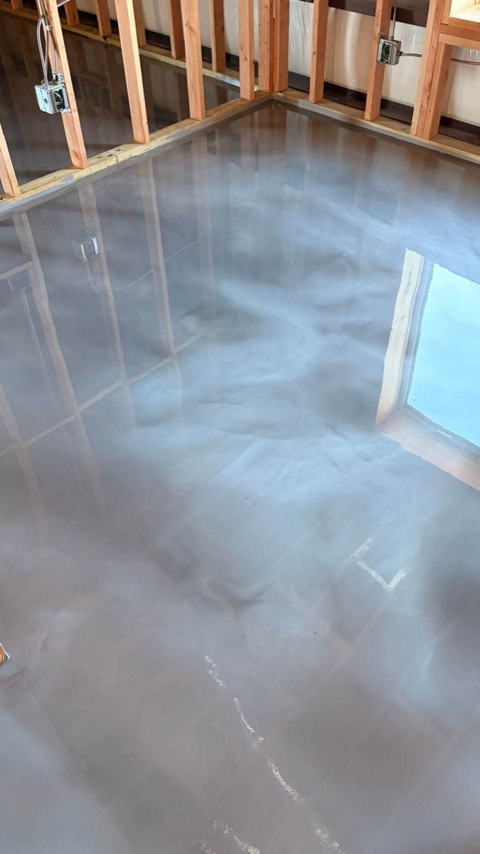 Epoxy floor finish