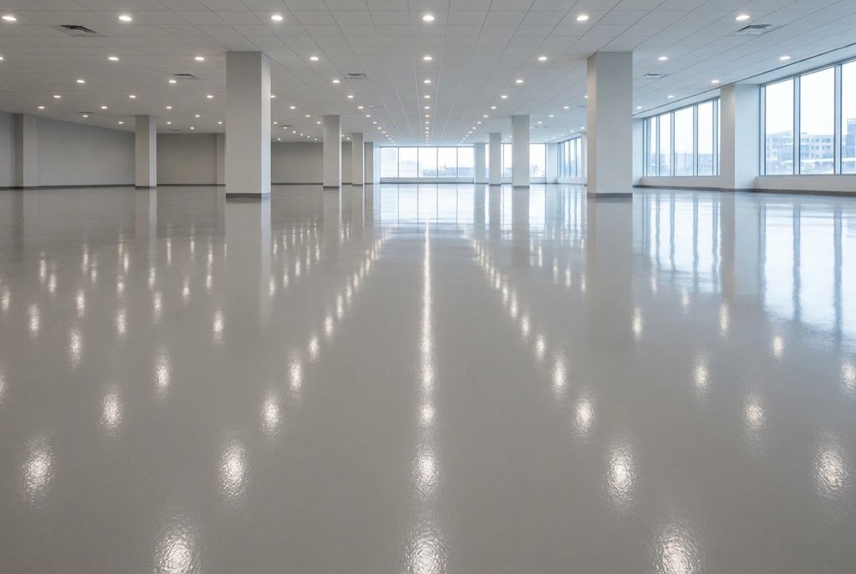 Commercial epoxy flooring