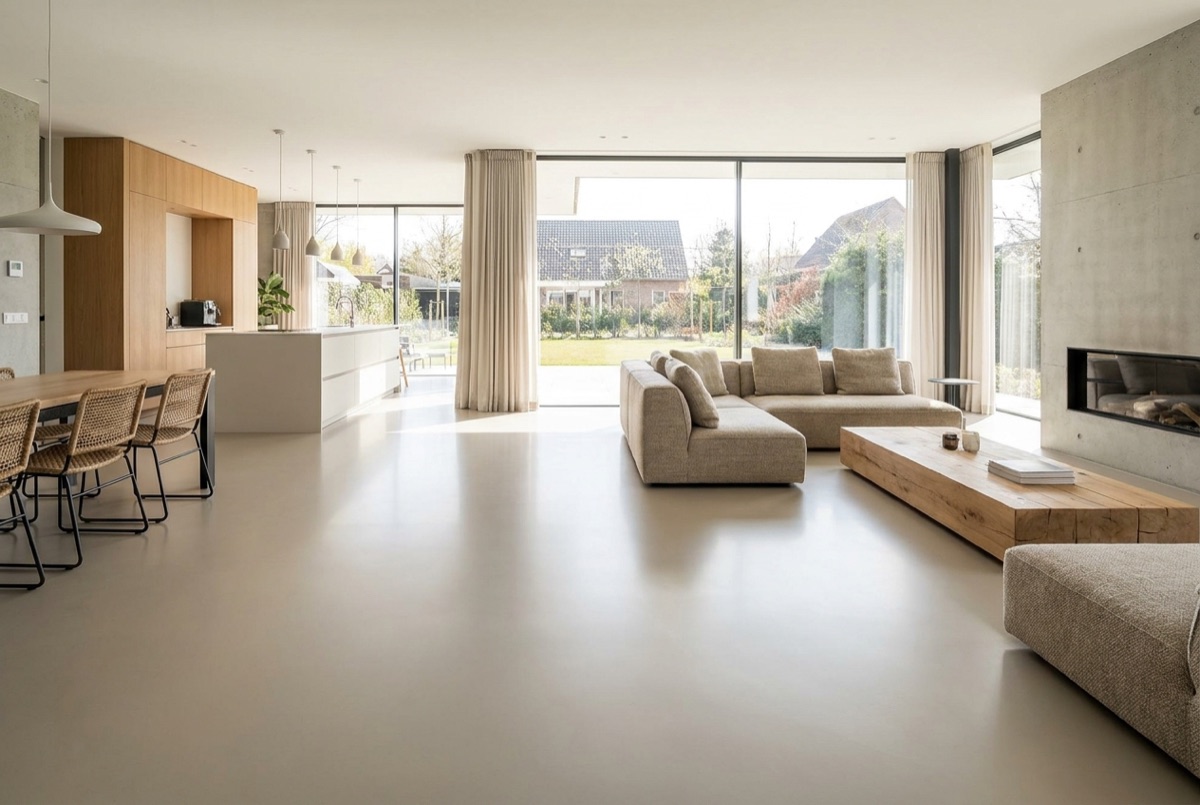 Residential epoxy flooring